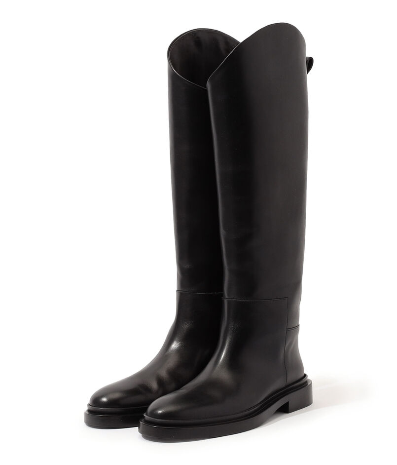 JIL SANDER BOOT - VIT. ROYAL 99 レザーロングブーツ