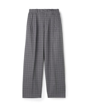 【WEB先行予約】Super120'sウォッシャブルウール タックスラックス