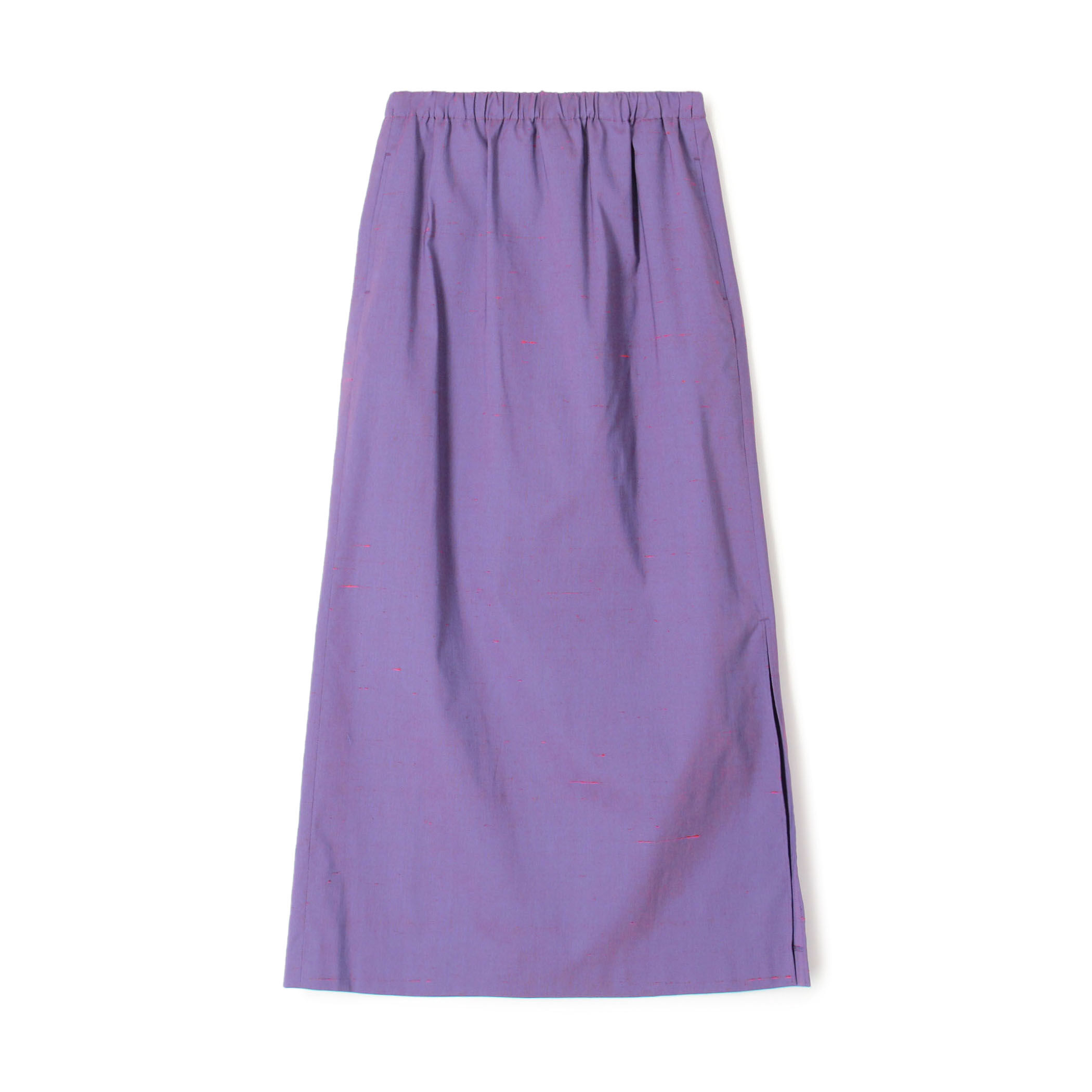 CABaN シルクネップストレッチ ロングスカート