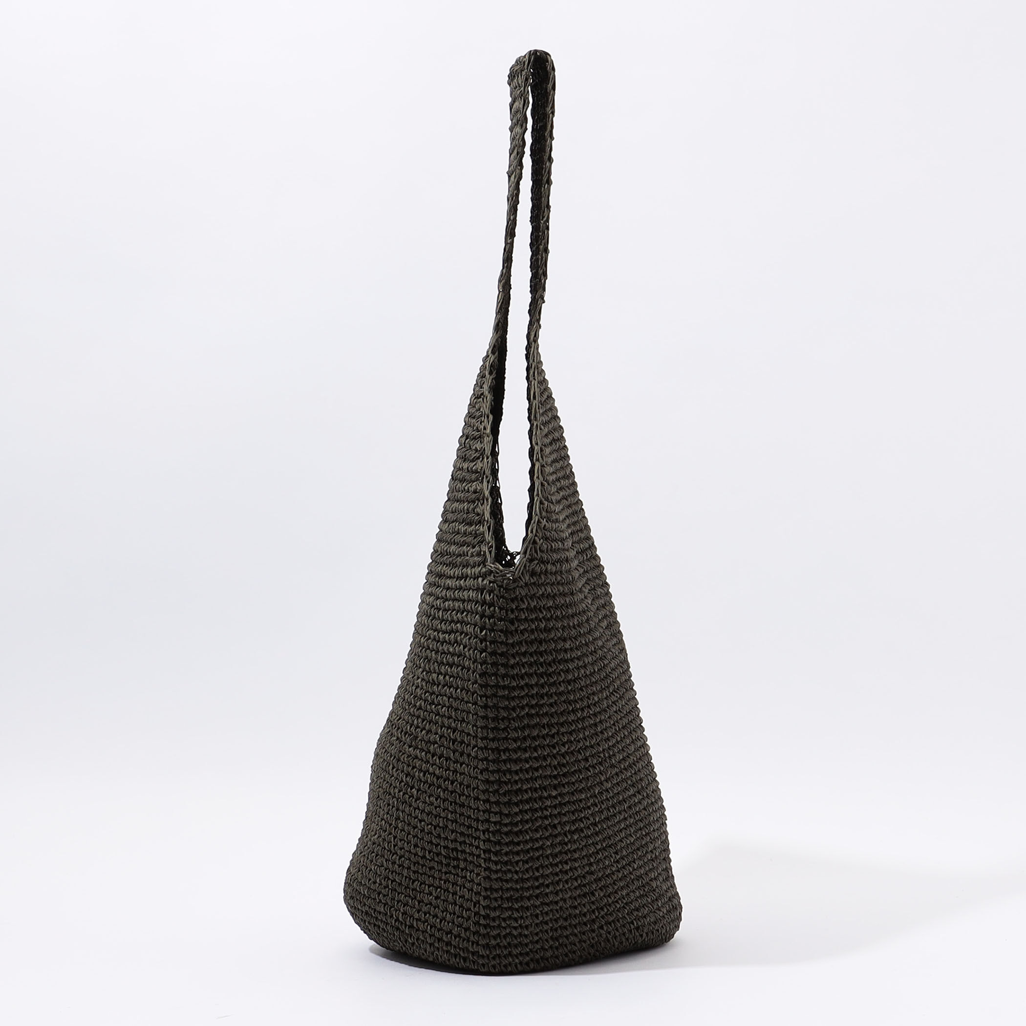 Aeta アエタ SHOULDER : L ブラック　ラフィアバッグ Aeta(アエタ)｜SHOULDER L/ブラック の通販｜ELLESHOP・(エル