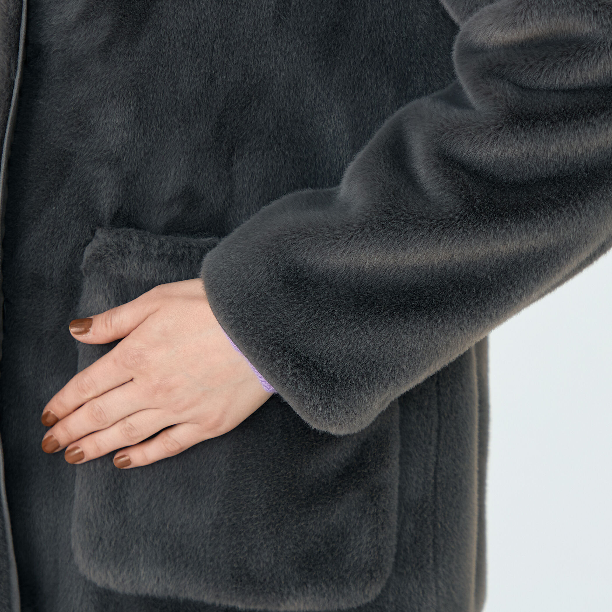 スムースファー Vカラージャコット｜トゥモローランド 公式通販