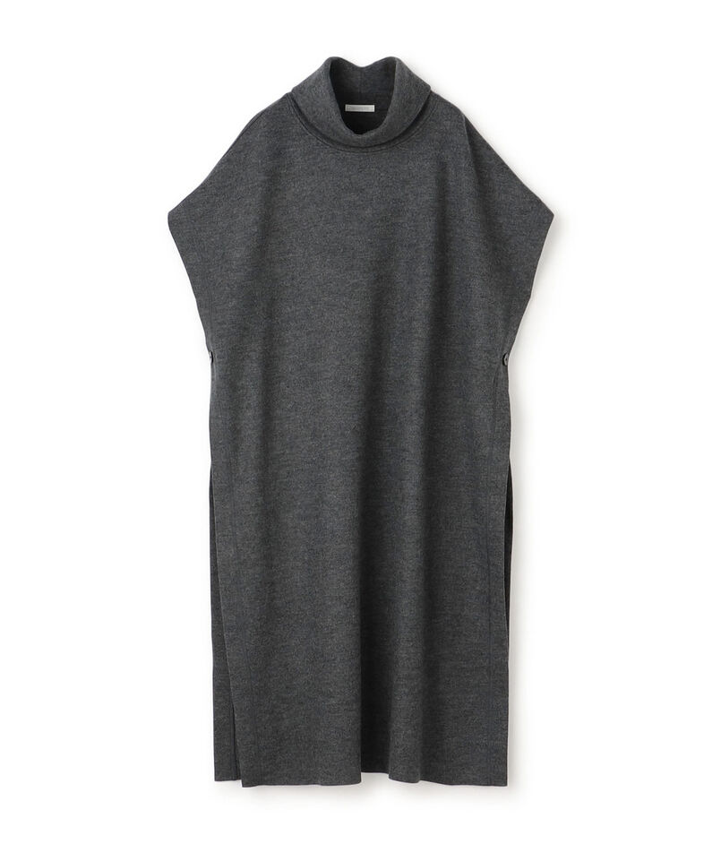 ミルドスムース スタンドネックロングベスト