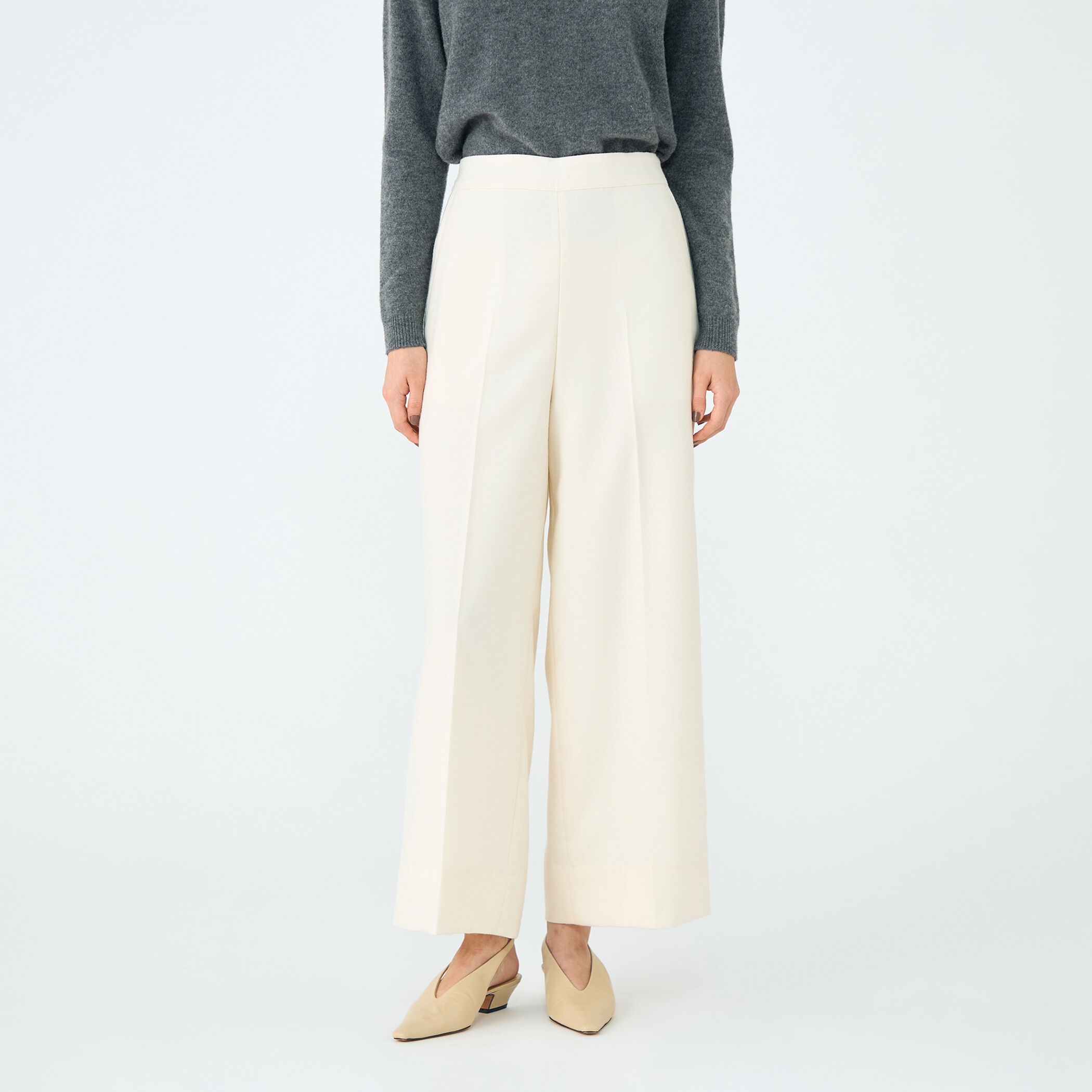 ミリングツイル セミワイドパンツ｜トゥモローランド 公式通販