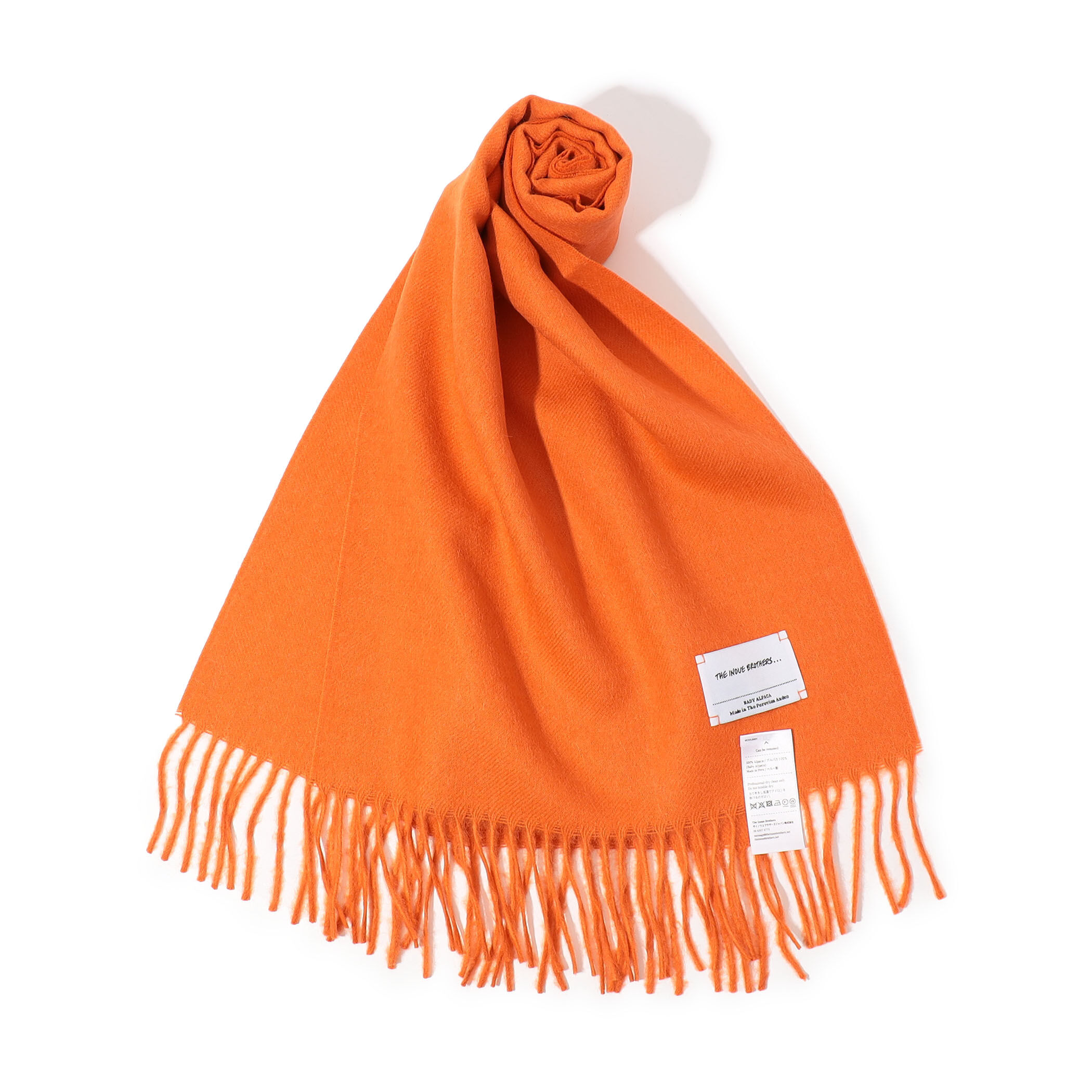 THE INOUE BROTHERS Brushed Scarf アルパカ ストール