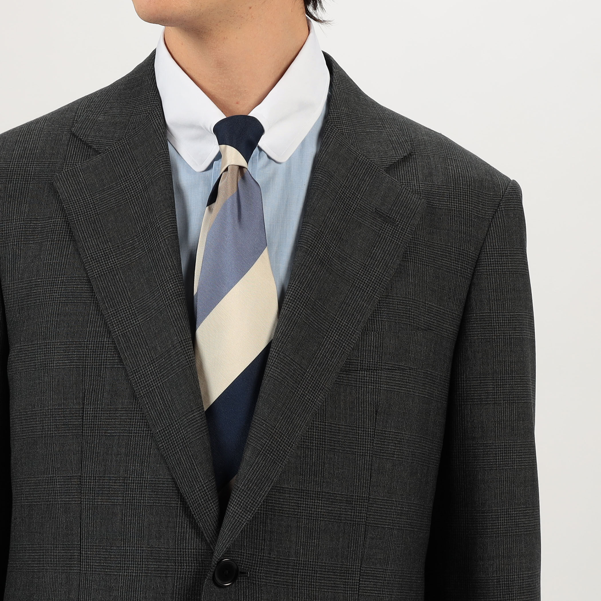 ウール シングルブレステッド 2Bスーツ BRITISH TEX DORMEUIL