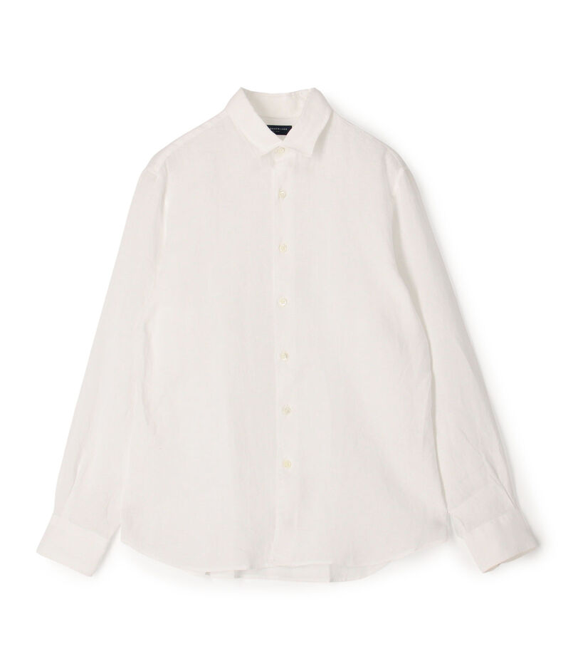 リネン セミワイドカラーシャツ ALBINI