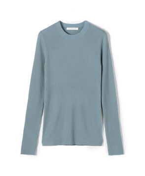 プルミエールウールリブ クルーネックプルオーバー