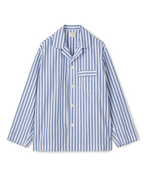 コットン ライトウェイトポプリン パジャマシャツ