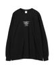 ALMOSTBLACK CREW NECK PRINT LONG