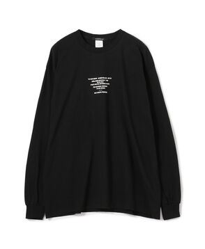 ALMOSTBLACK CREW NECK PRINT LONG