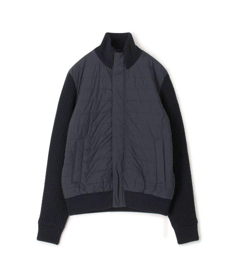 ■HERNO ライトナイロンストレッチ ニットコンビ ブルゾン