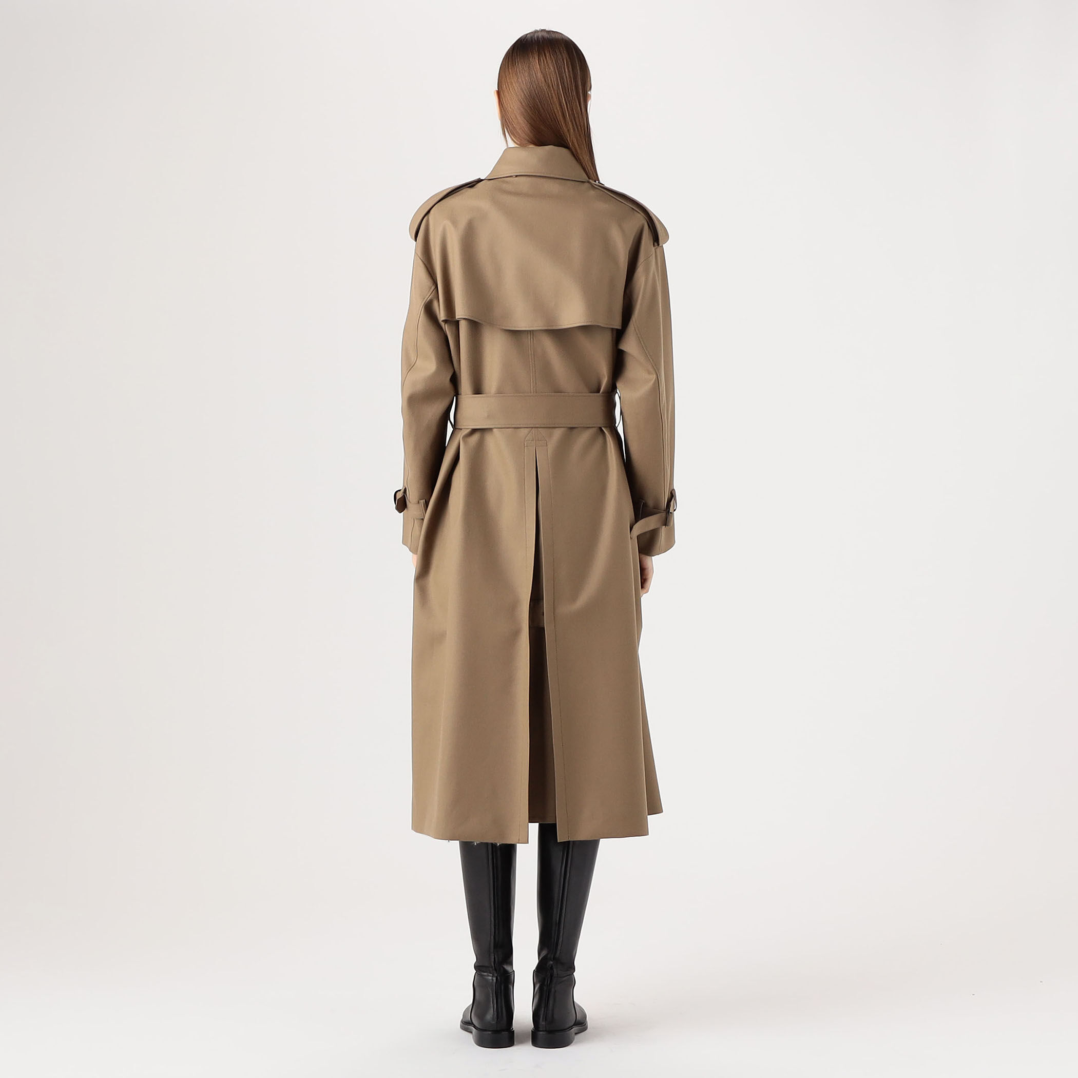 HYKE FLANNEL TRENCH COAT｜トゥモローランド 公式通販
