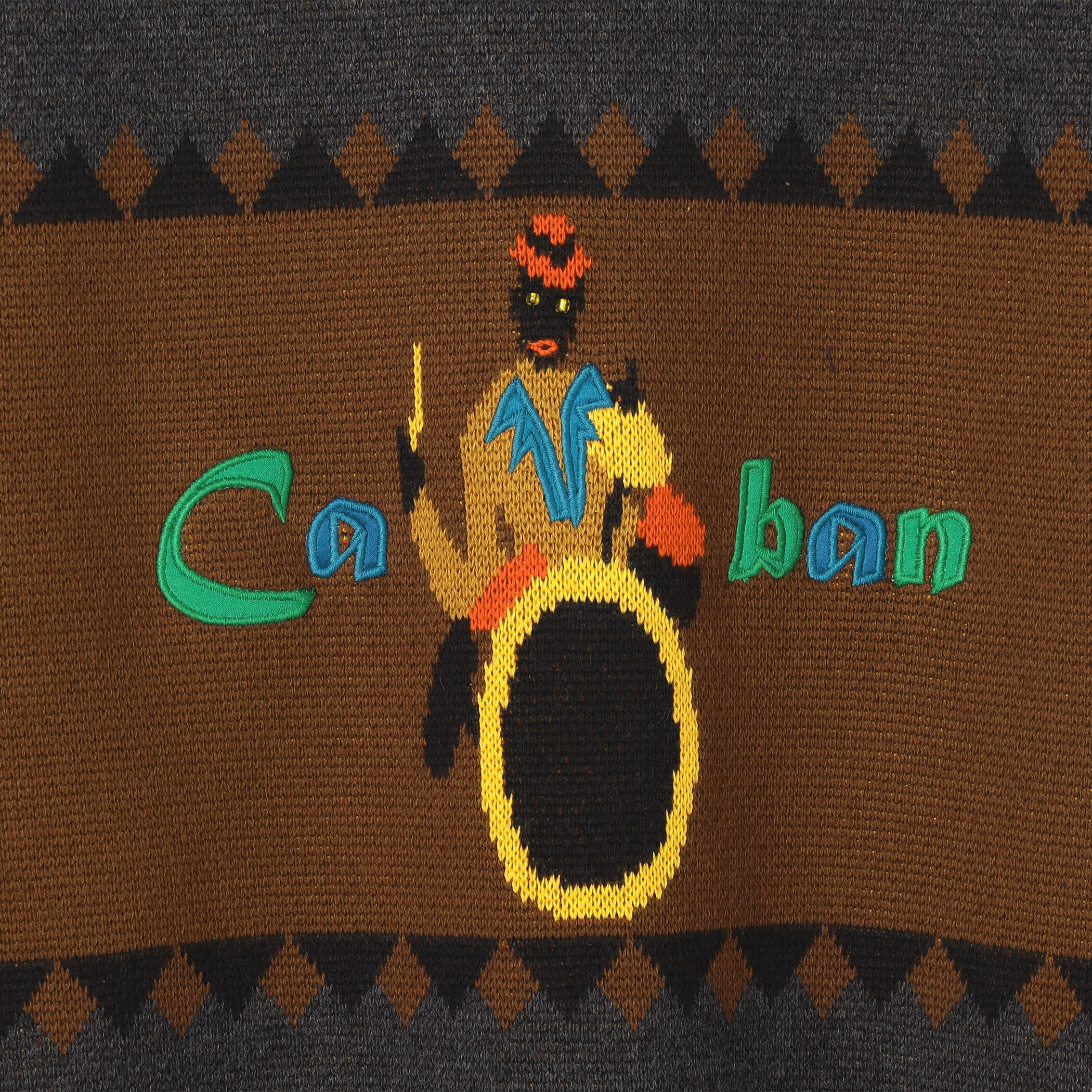 CABaN コットンカシミヤジャカード JAZZ BAND クルーネック