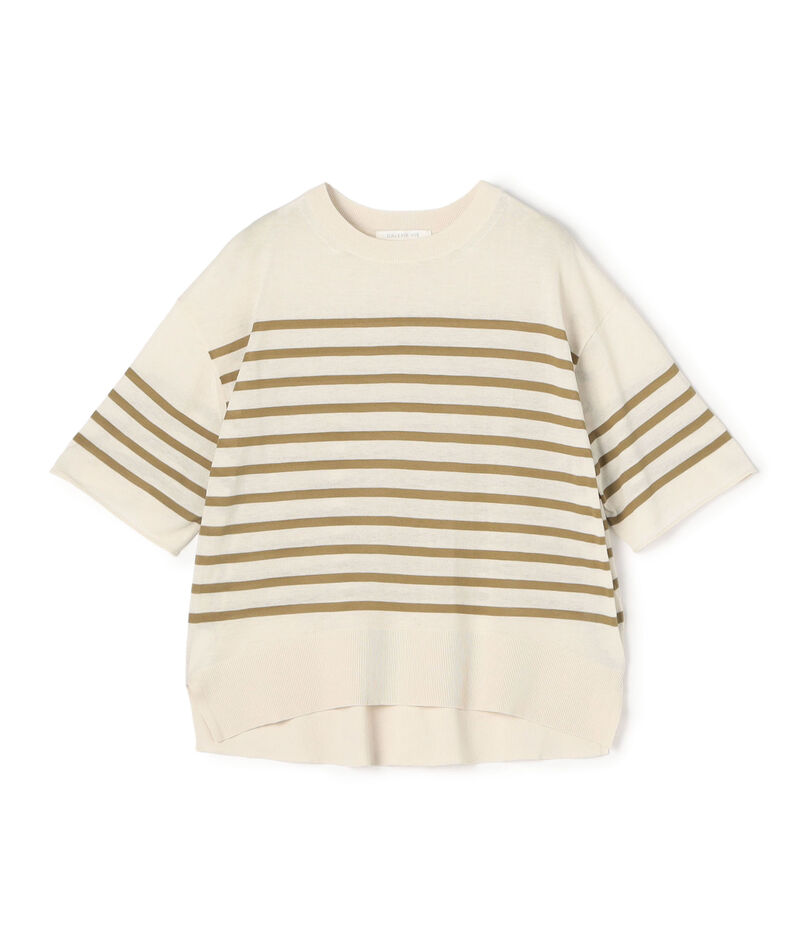 クレープコットン クルーネックプルオーバー