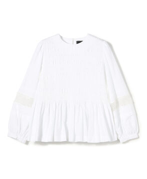 【別注】ne Quittez pas BLACK Gather ブラウス