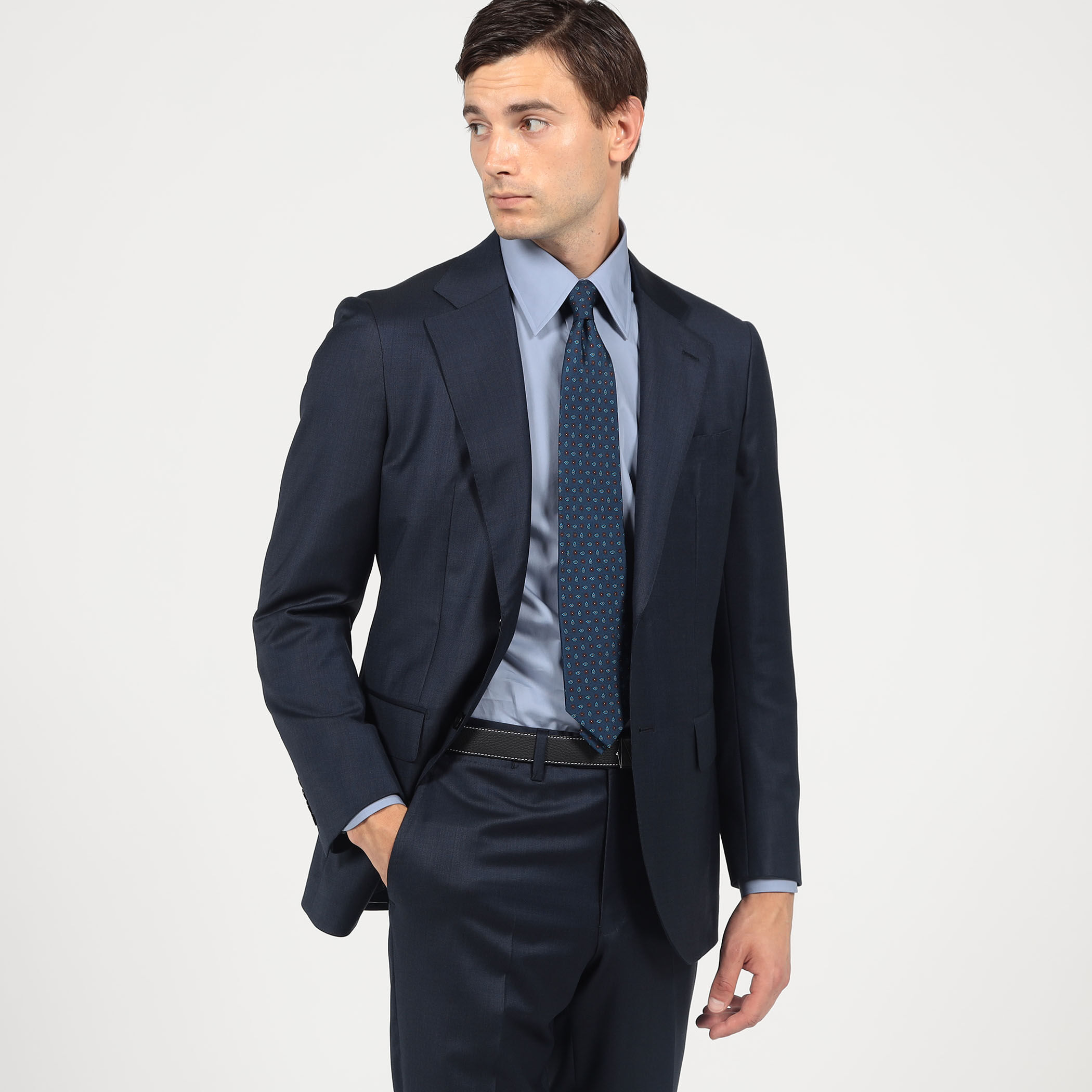 ウール シングルブレステッド 2Bスーツ TROFEO E.Zegna