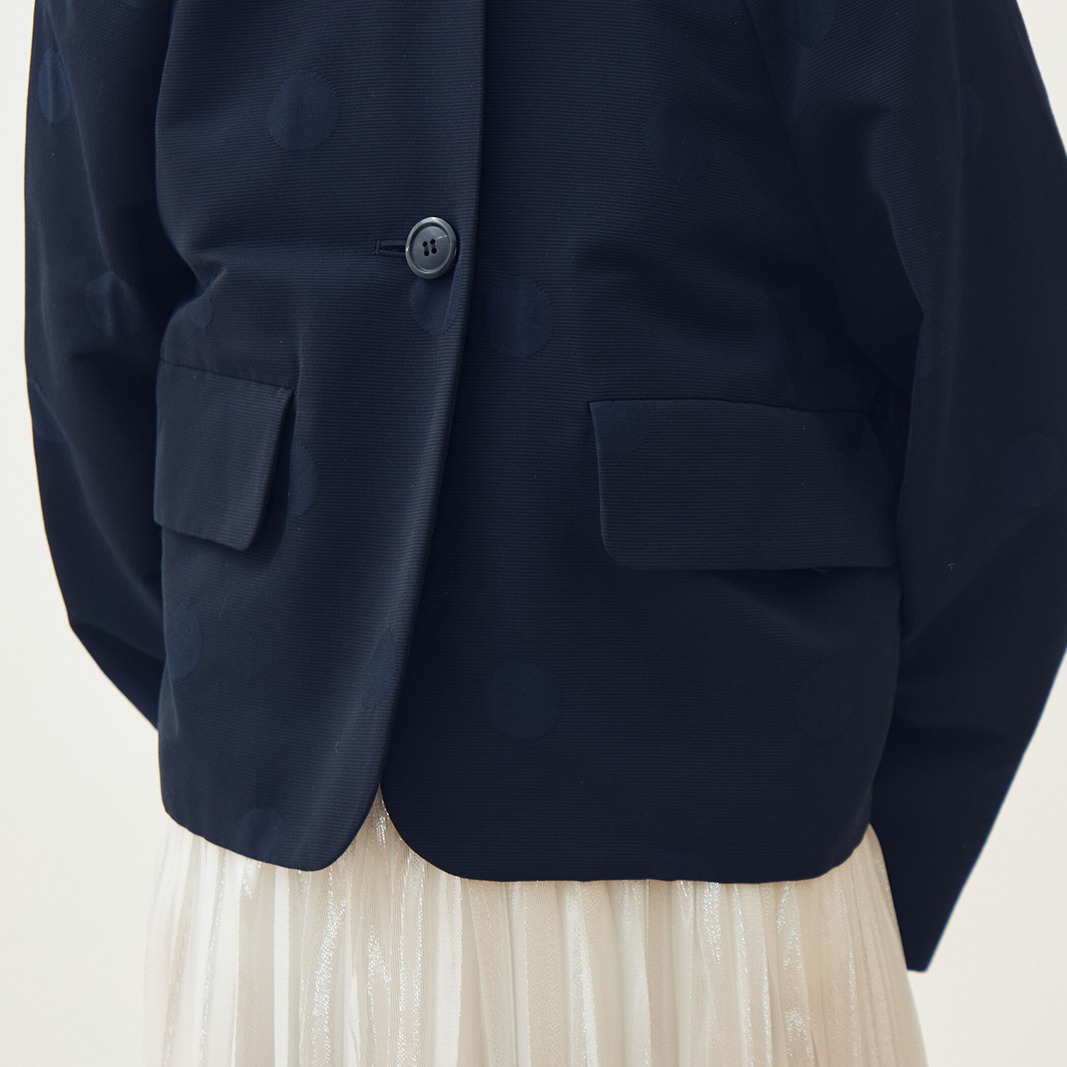 グログランドット ショートジャケット｜トゥモローランド 公式通販