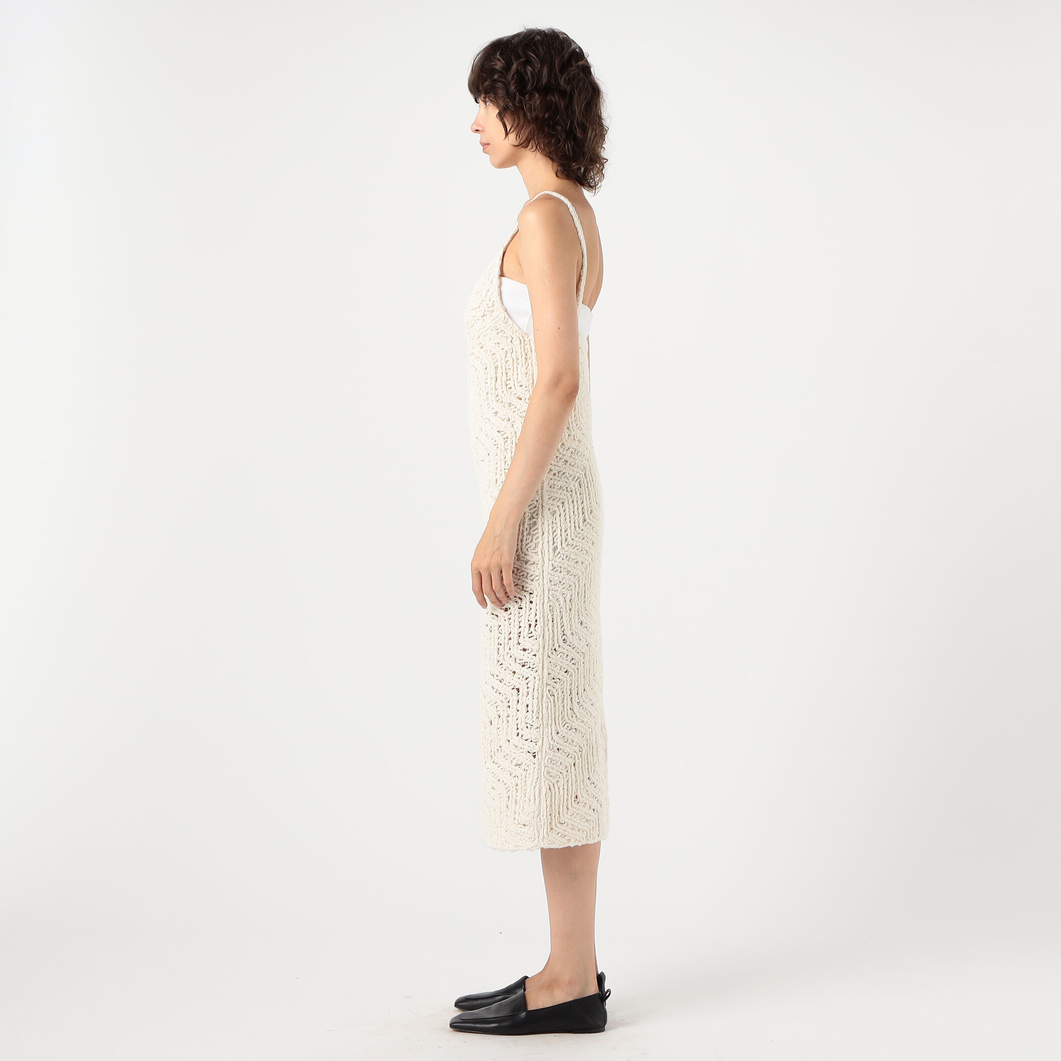JIL SANDER SPAGHETTI DRESS キャミソール ニットドレス JIL SANDER SPAGHETTI DRESS キャミソール ニットドレス