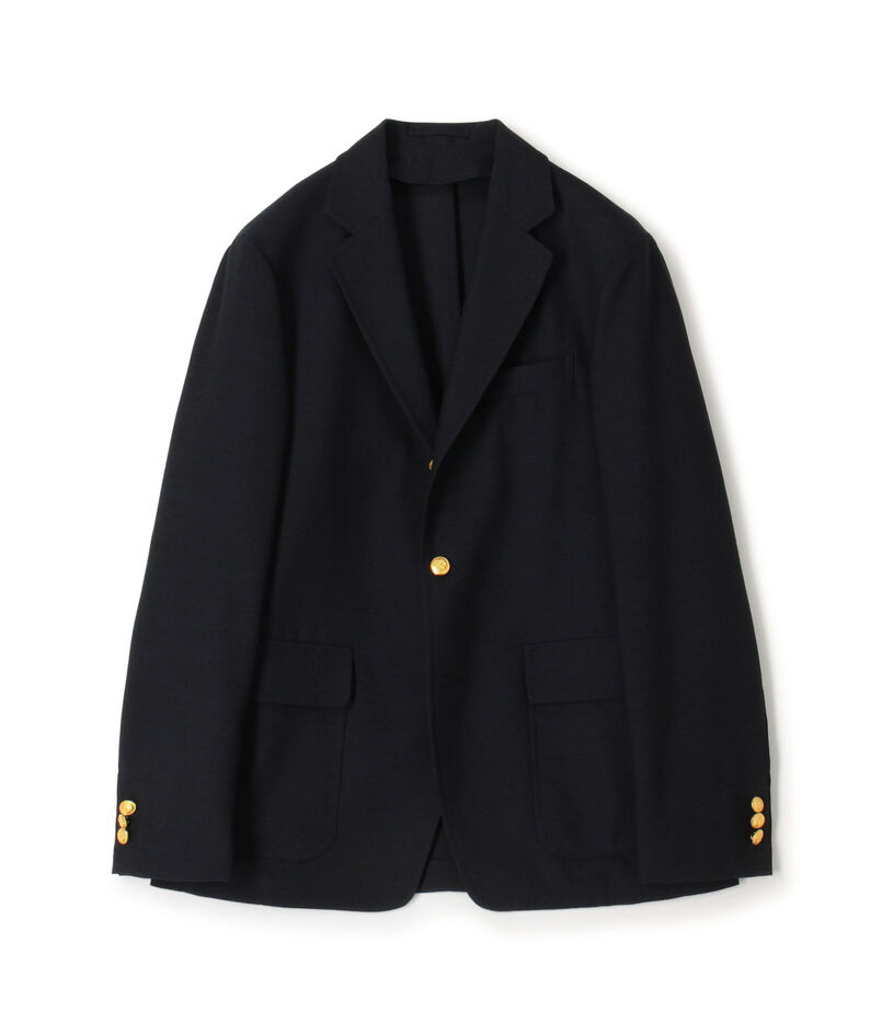 トロピカルウーステッド シングルブレステッド 3Bブレザー ALFRED BROWN