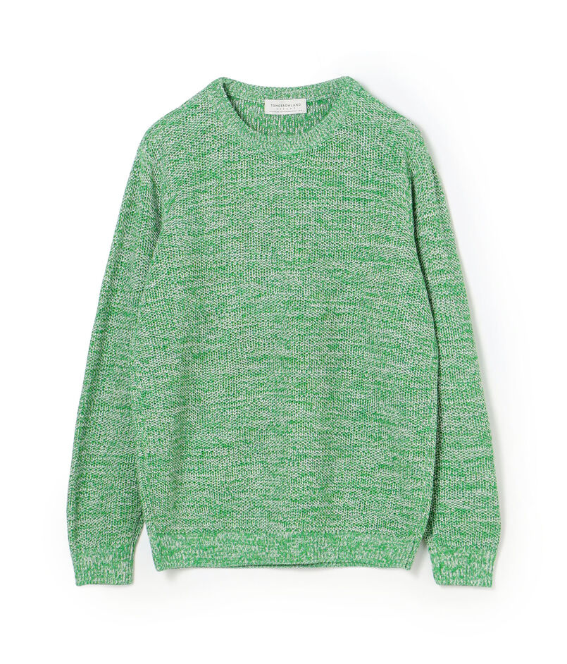 ■TOMORROWLAND tricot ギマコットンリネン クルーネックプルオーバー