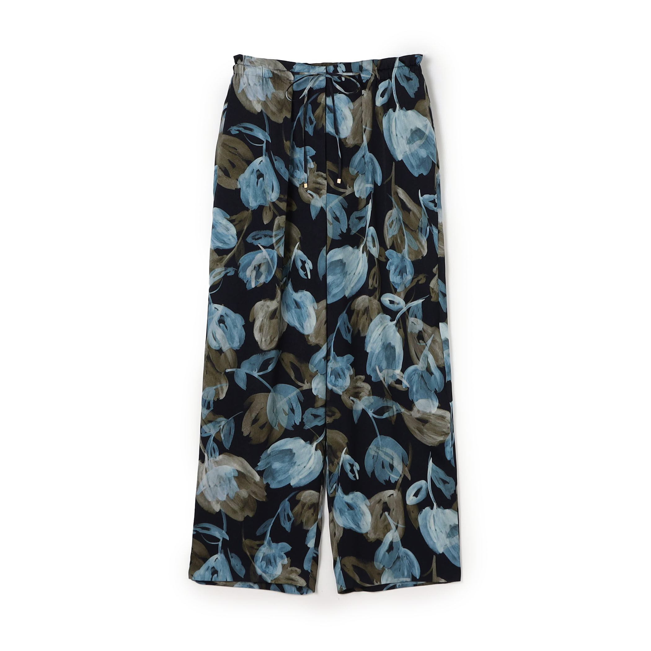 ミラージュフルールプリント セミバナナパンツ