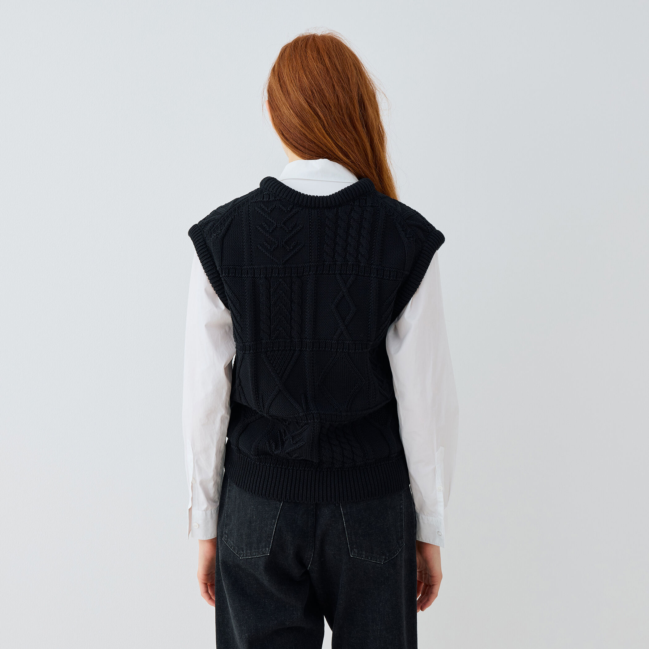 GALERIE VIE - 【美品】GALERIE VIE コットンシルクボーダー　ガンジーセーター ガンジーニット クルーネックプルオーバー｜トゥモローランド