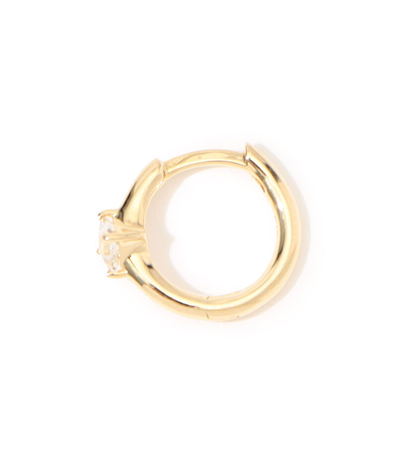 Otiumberg. Square Huggie シングルフープピアス