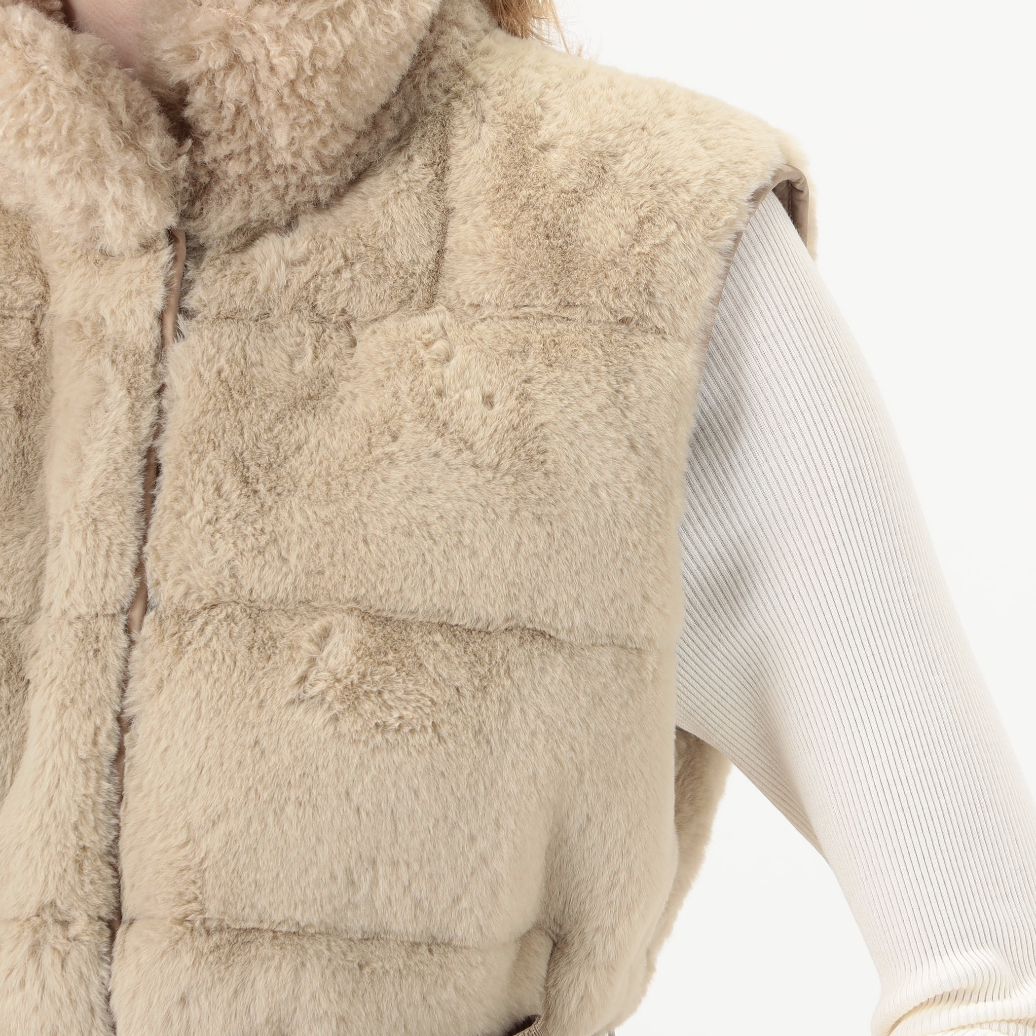 【MONCLER】Joui ベスト テディ素材 もこもこ MONCLER JOUI ベスト｜トゥモローランド 公式通販