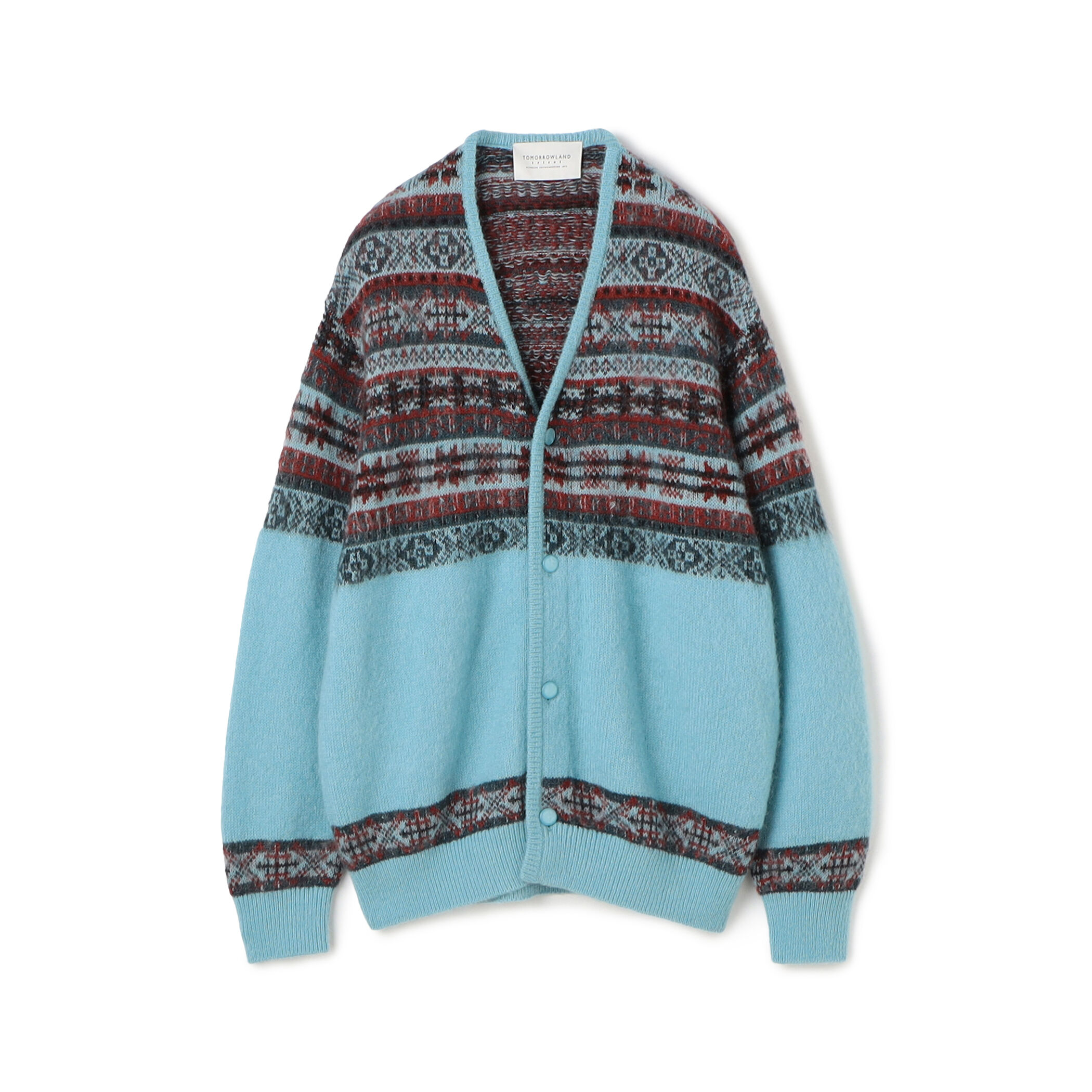 TOOMRROWLAND tricot ナイロンモヘヤウール フェアアイル