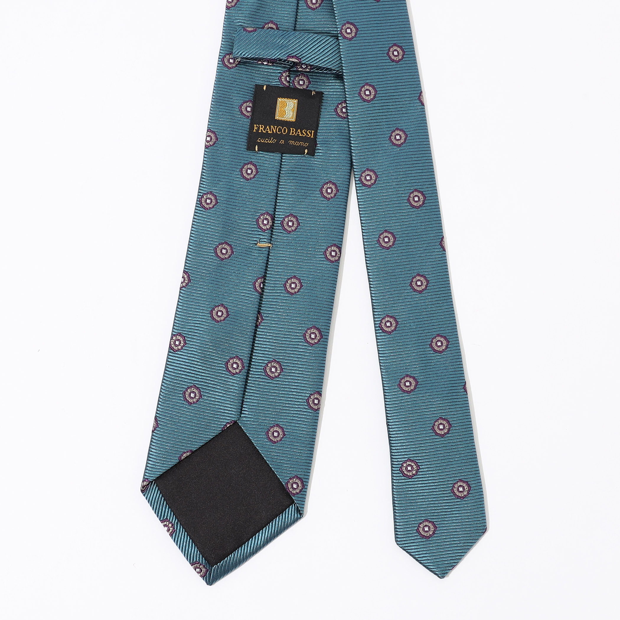 FRANCO BASSI シルクジャガード 小紋柄ネクタイ｜トゥモローランド