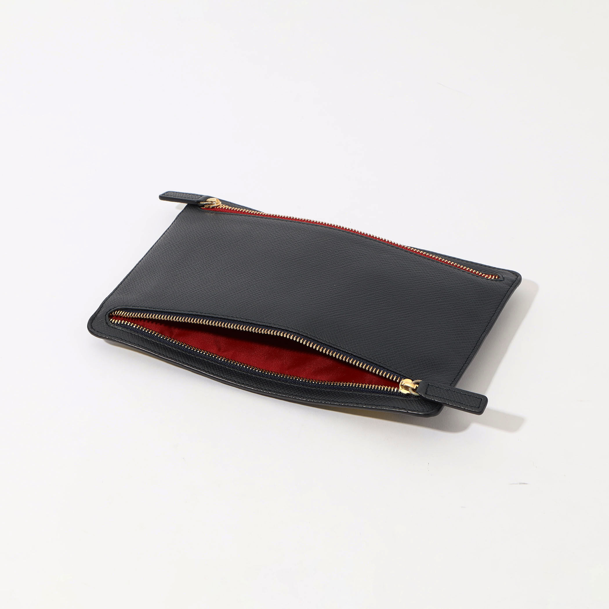 未使用 スマイソン パナマ カレンシーケース ポーチ 本革 ブラックマルチ Sold Out】スマイソン｜SMYTHSON｜パナマ ジップカレンシー