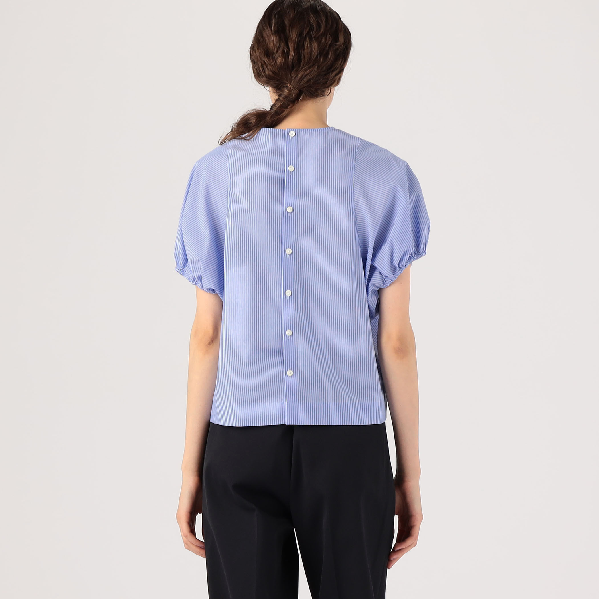 ★【極美品】TOMORROWLAND/コットンブロード パフスリーブブラウス。 コットンブロード パフスリーブブラウス | maison TOMORROWLAND