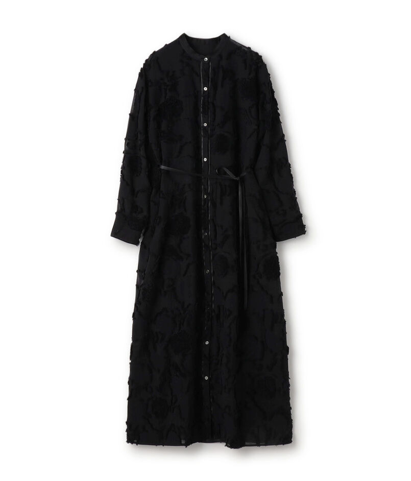 フラッフィージャカード ロングシャツワンピース｜トゥモローランド 