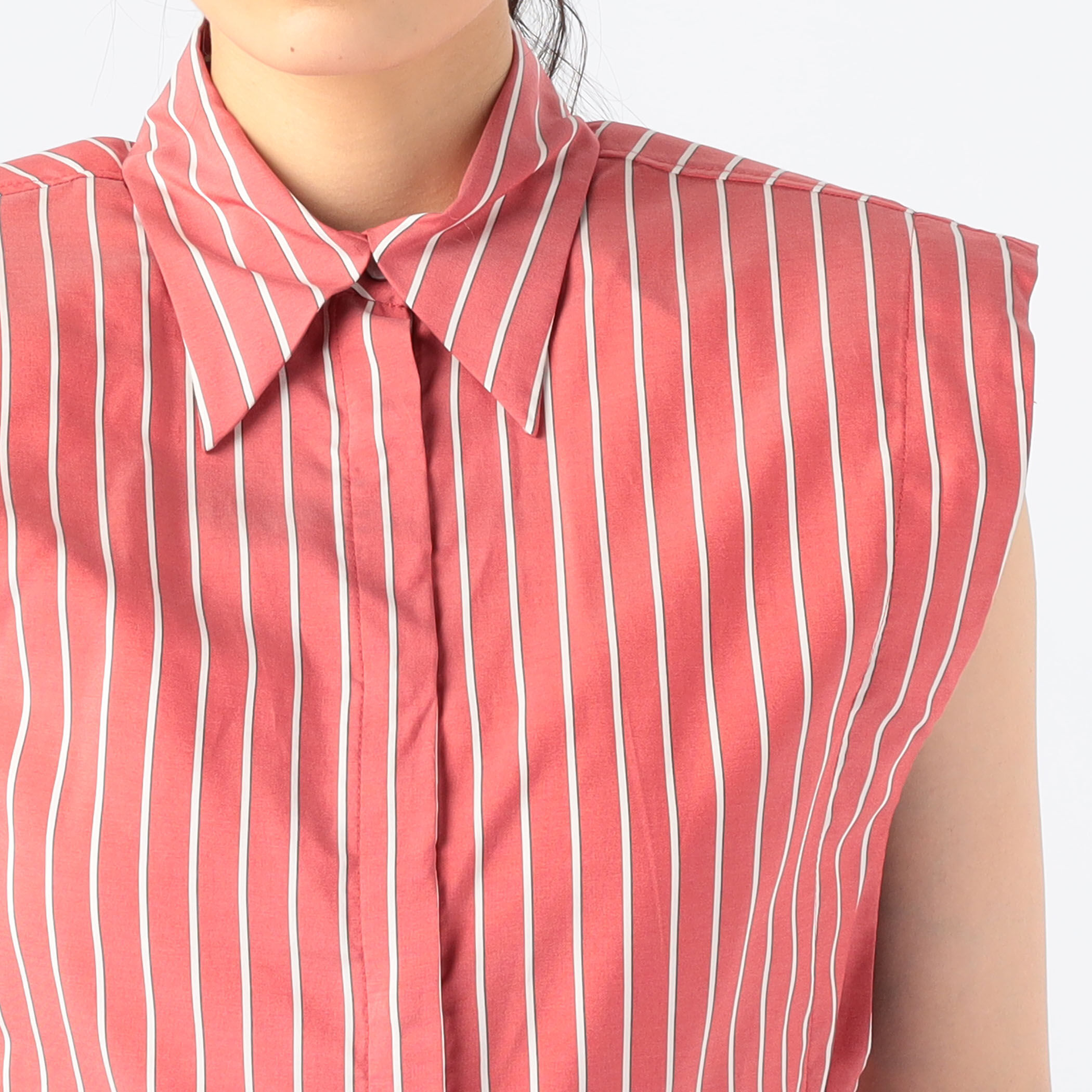 ISABEL MARANT / イザベルマラン | SOTALKI Shirt シルク ストライプシャツ | 40 | ベージュ/レッド | レディース Isabel Marant - ISABEL MARANT / イザベルマラン | SOTALKI