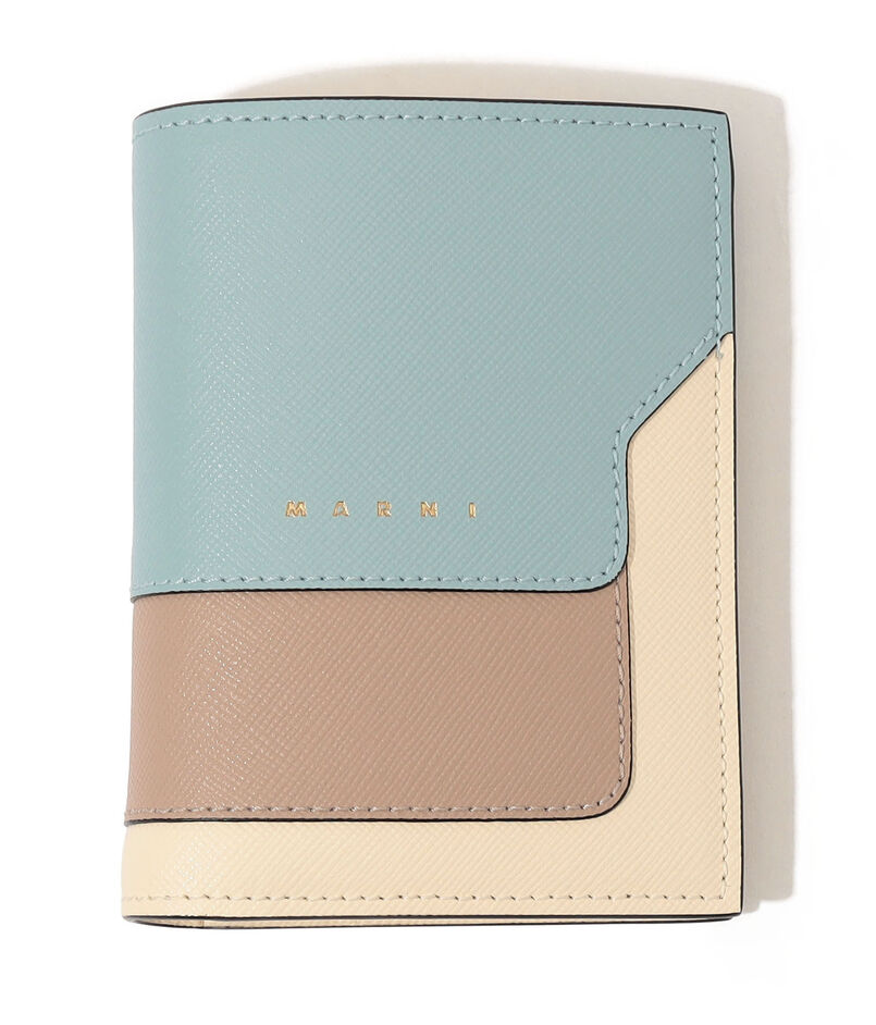 MARNIWALLET  サフィアーノレザー製二つ折りウォレット