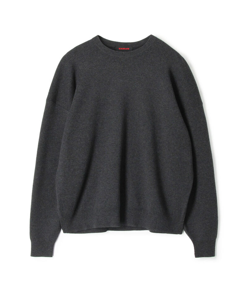 CABaN コットンカシミヤ クルーネックプルオーバー