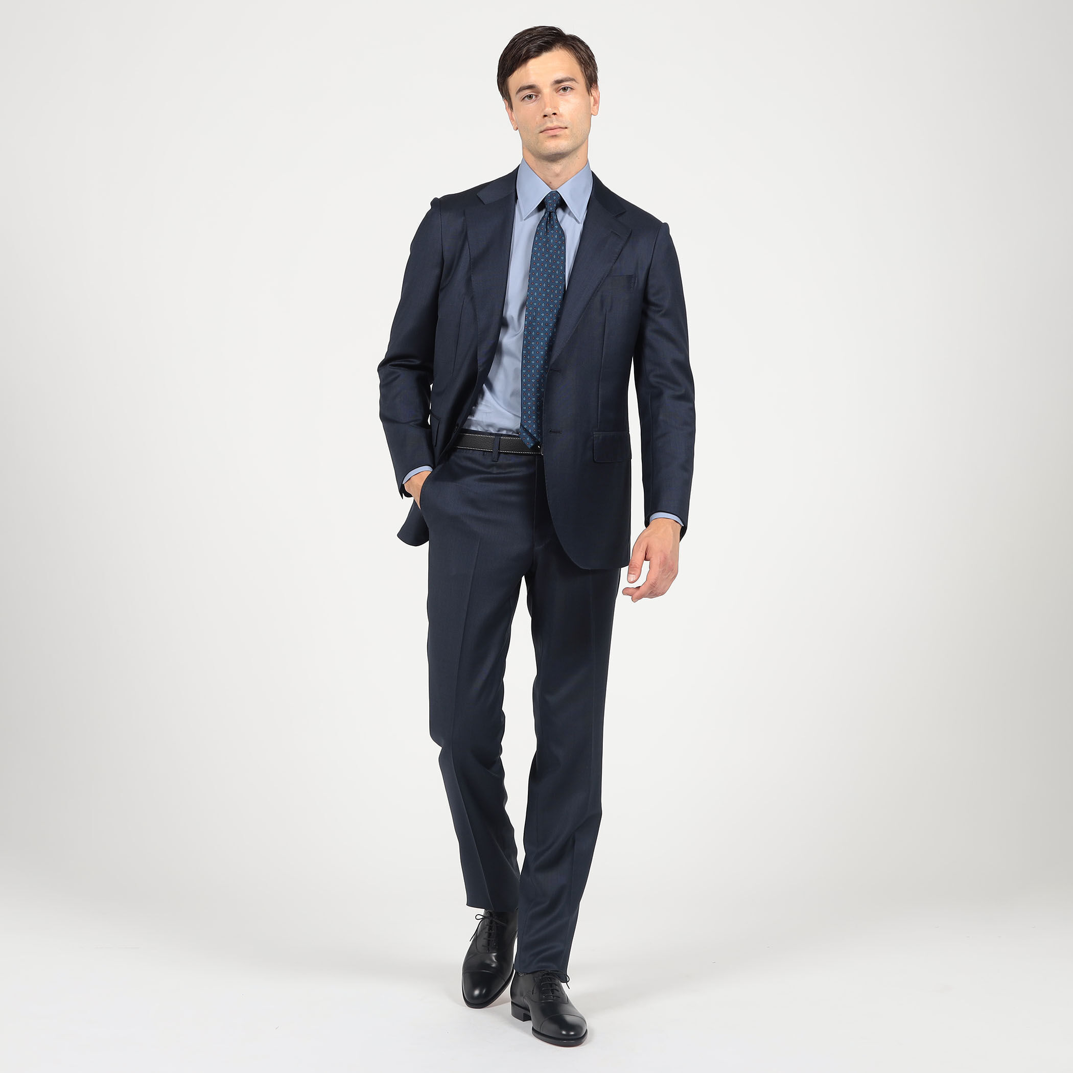 ウール シングルブレステッド 2Bスーツ TROFEO E.Zegna