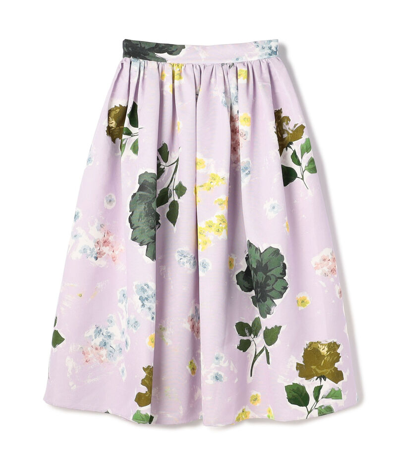 ERDEM GATHERED MIDI スカート