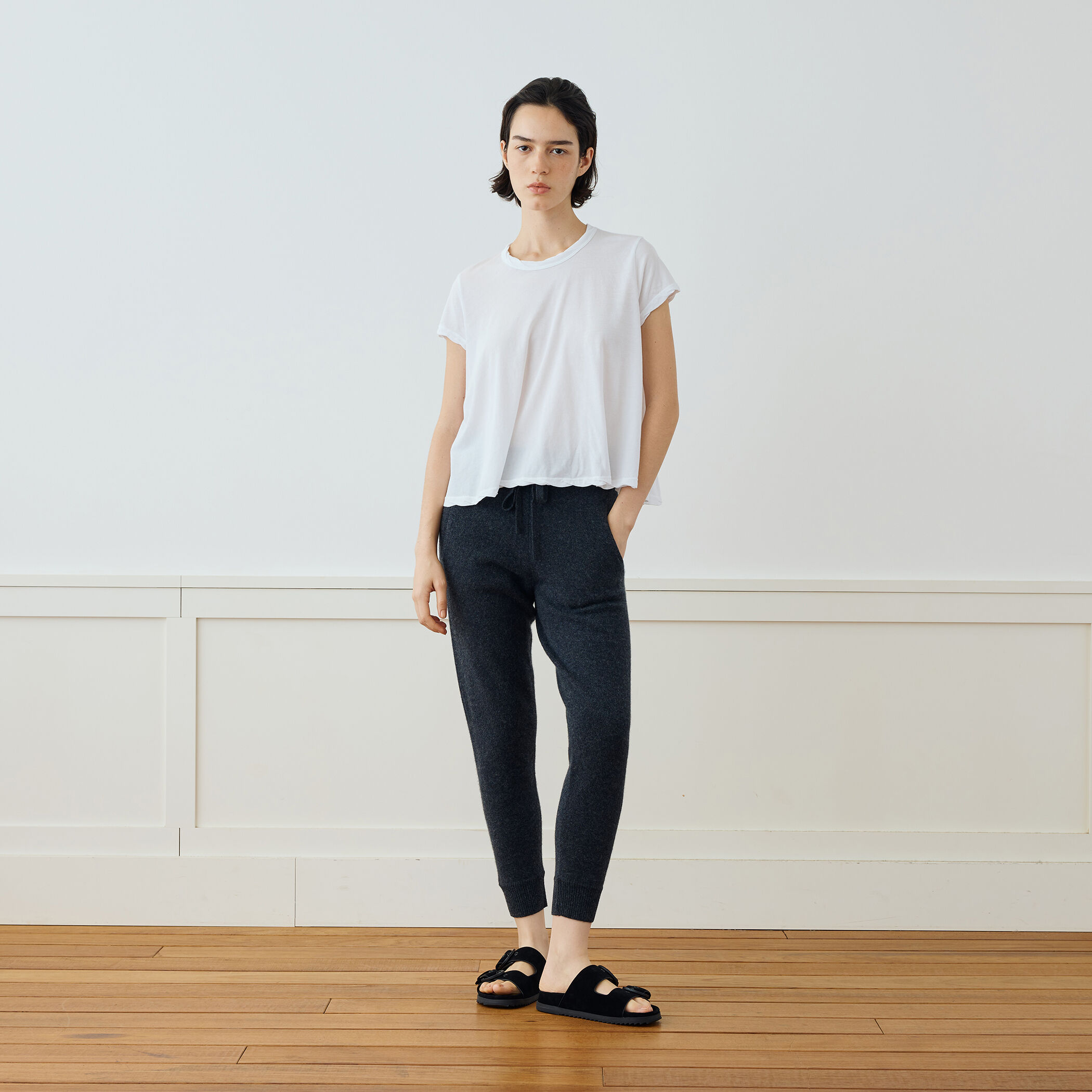 リサイクルカシミヤ トラックパンツ WRBC1047｜トゥモローランド 公式通販