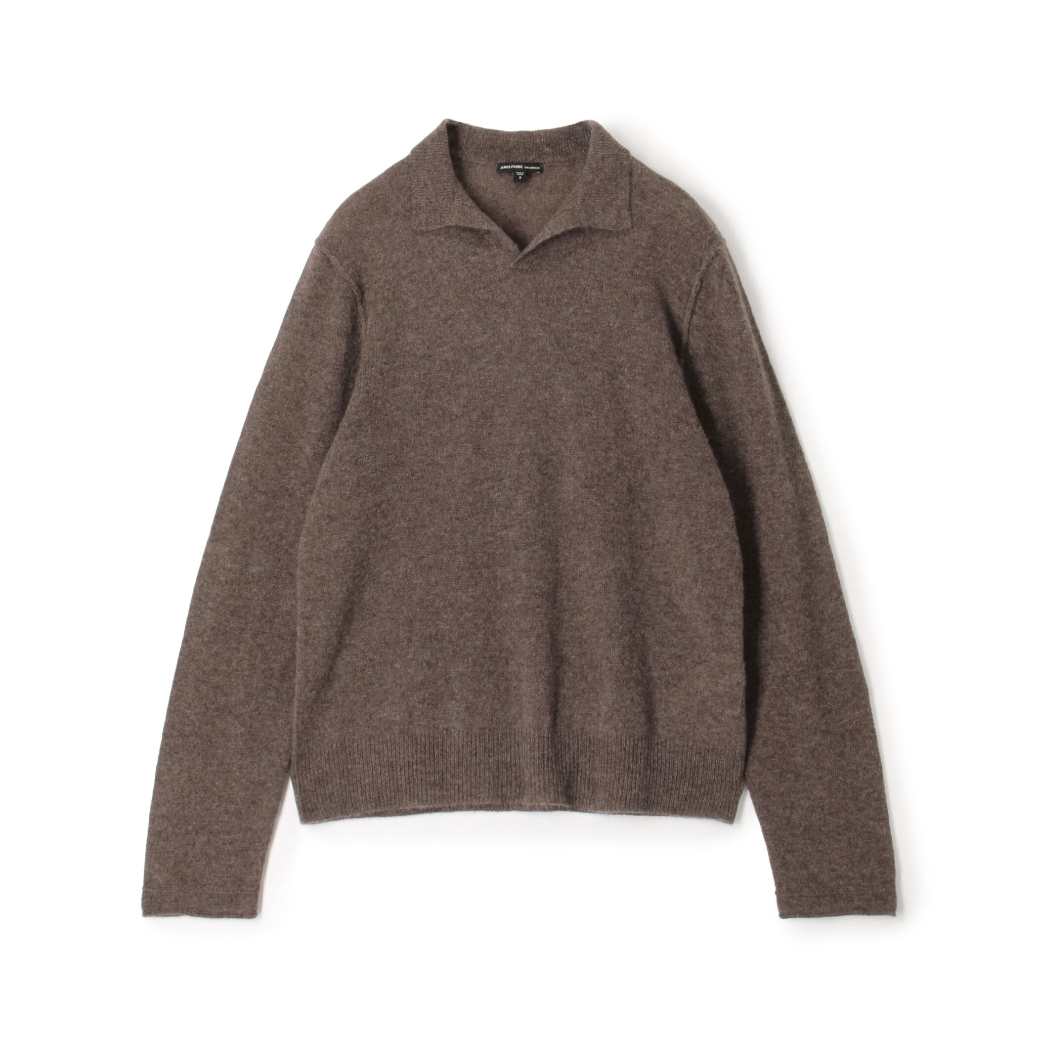 ソフトフェザーウェイトカシミヤ スキッパーポロニット MOKC3715