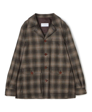 ウールカシミヤシルク ダブルポケット シャツジャケット SILKAIR LORO PIANA