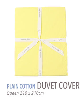 プレーンコットン 掛布団カバー（クイーン）