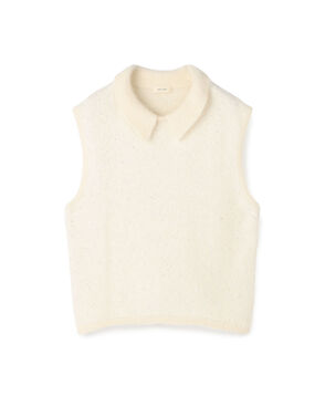 【WEB先行予約】フォックスカシミヤ スリーブレスプルオーバー