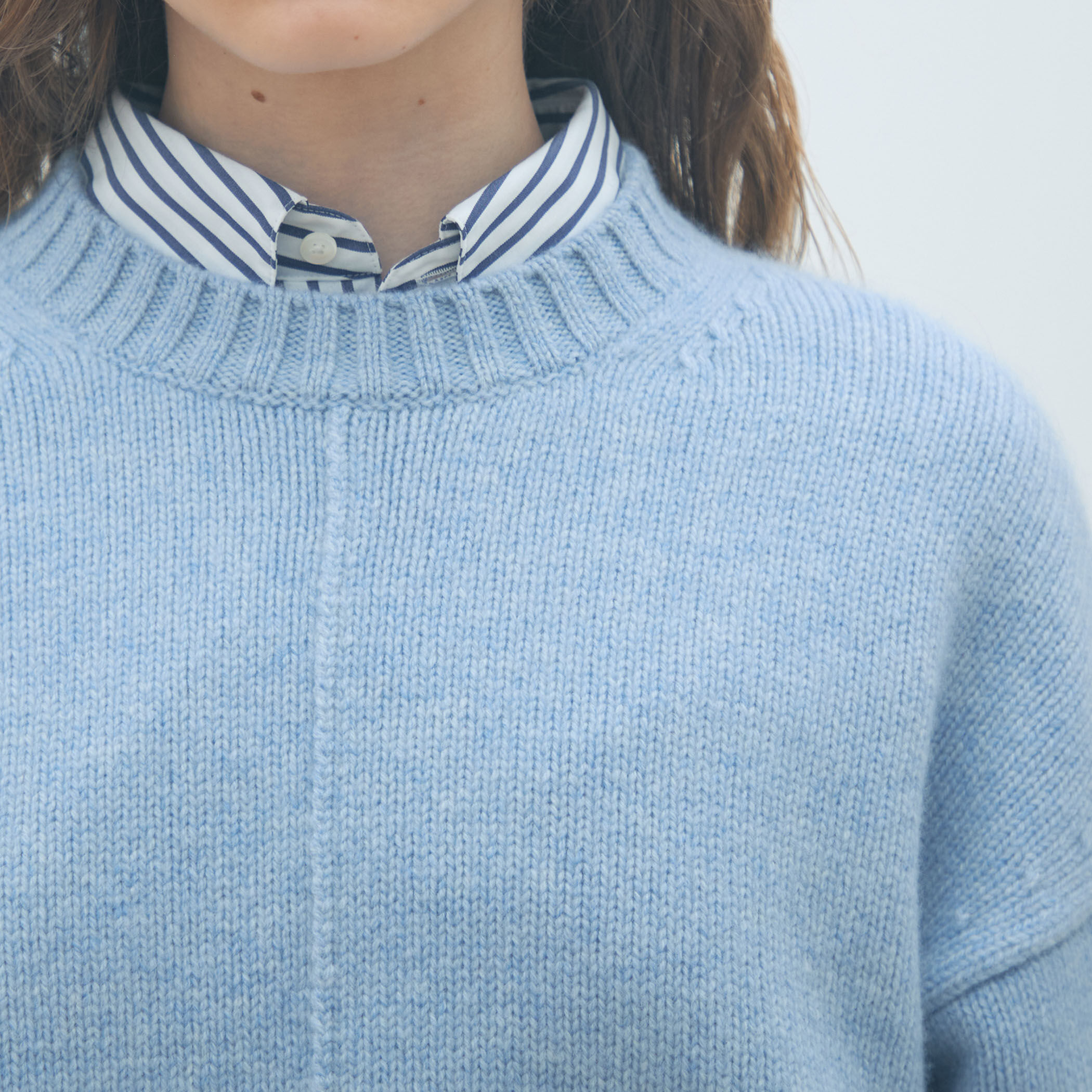 新品　トゥモローランド マカフィー　 ラムカシミヤ クルーネックプルオーバー 楽天市場】ラムカシミヤ クルーネックプルオーバー MACPHEE