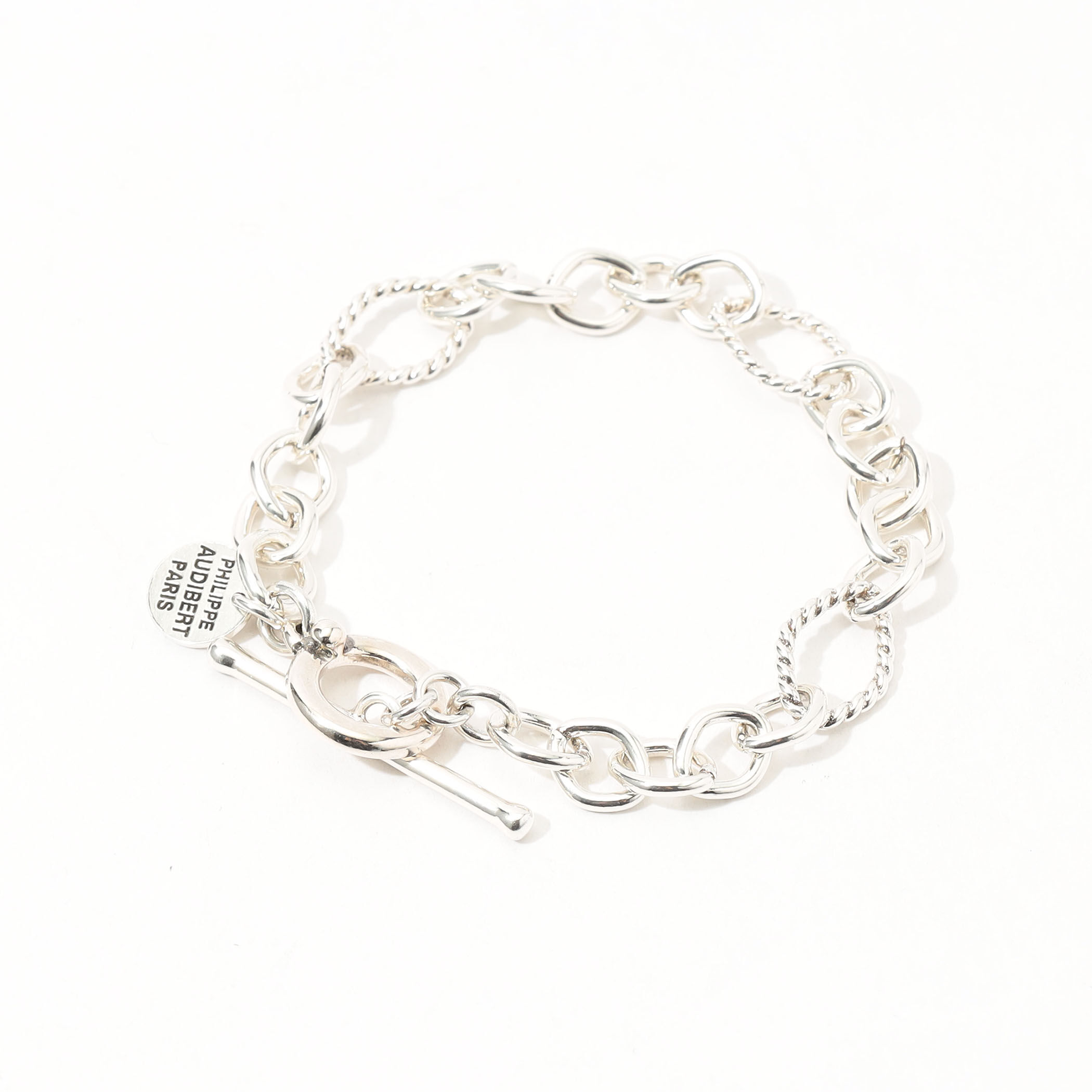 定番のお歳暮＆冬ギフト 別注】PHILIPPE AUDIBERT シルバー チェーンブレスレット アクセサリー