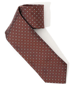 FRANCO BASSI シルクジャガード 小紋柄ネクタイ