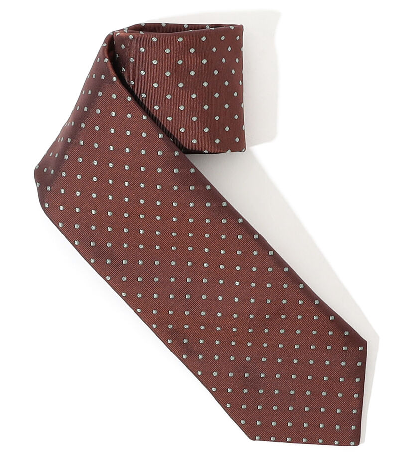 FRANCO BASSI シルクジャガード 小紋柄ネクタイ