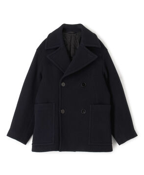 ラムウールモッサー ダブルブレステッド4B Pコート