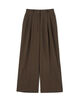 エクストラファインポリエステルトロピカル タックワイドパンツ