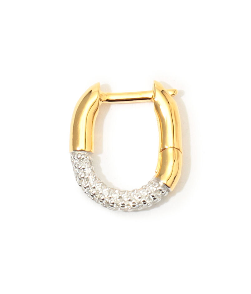 Otiumberg. Small Demi Pave Stap 片耳ピアス